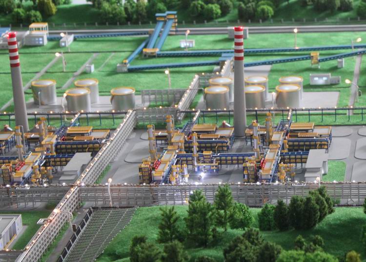 临县石化区模型