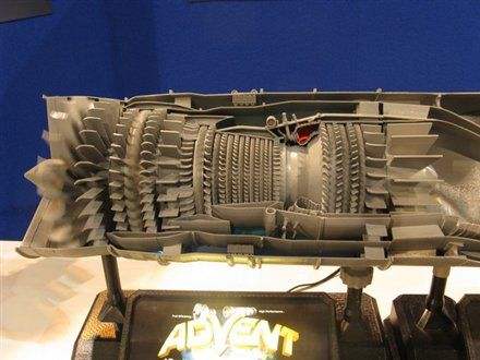 临县发动机模型