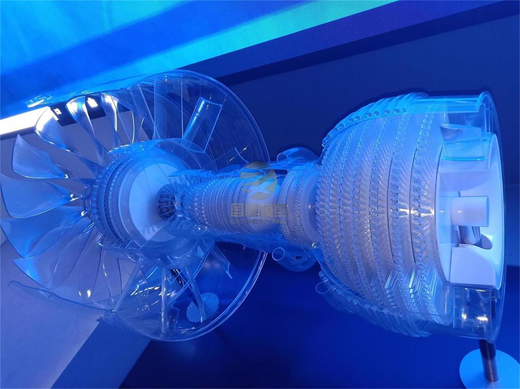 临县飞机发动机模型